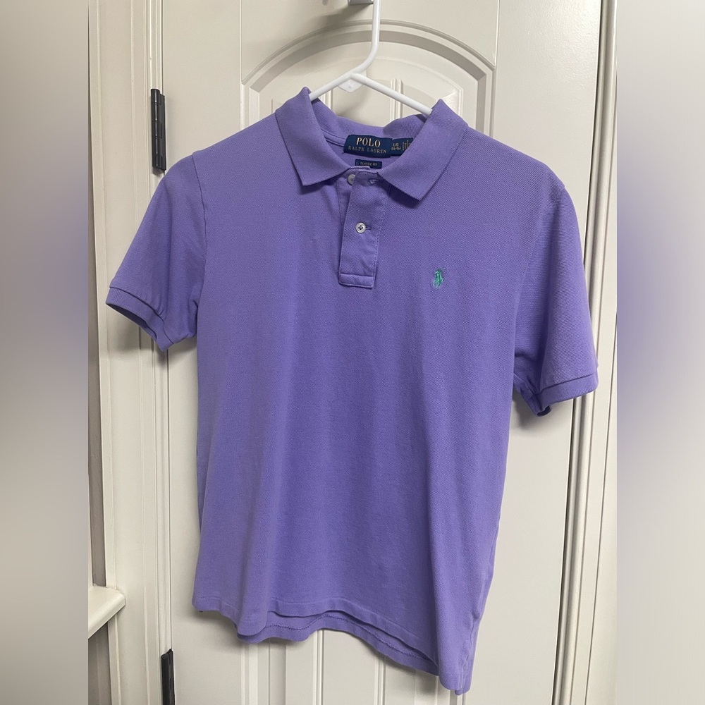 Boys Ralph Lauren Polo classic fit size 14/16 in purple